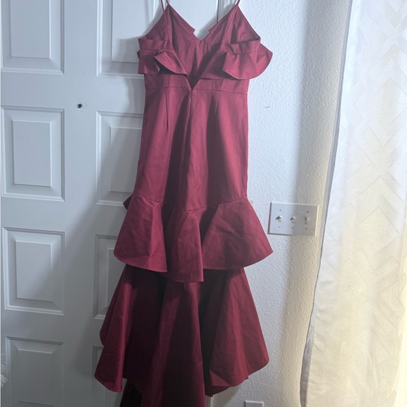 Alexis Scarlet High-Low Ruffle Dress - Picture 3 of 4